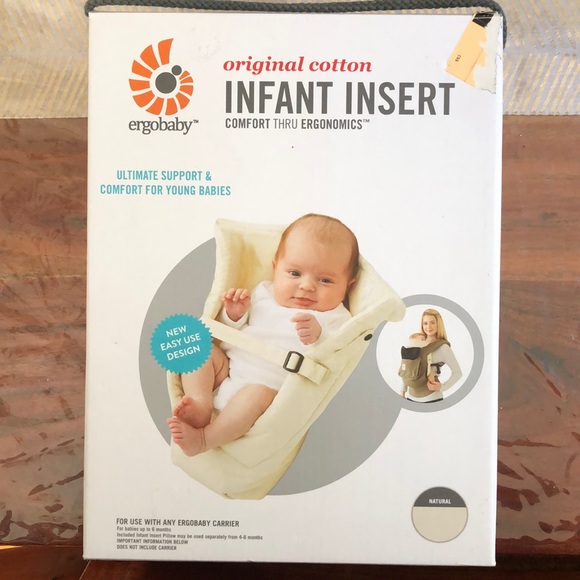 using ergobaby infant insert
